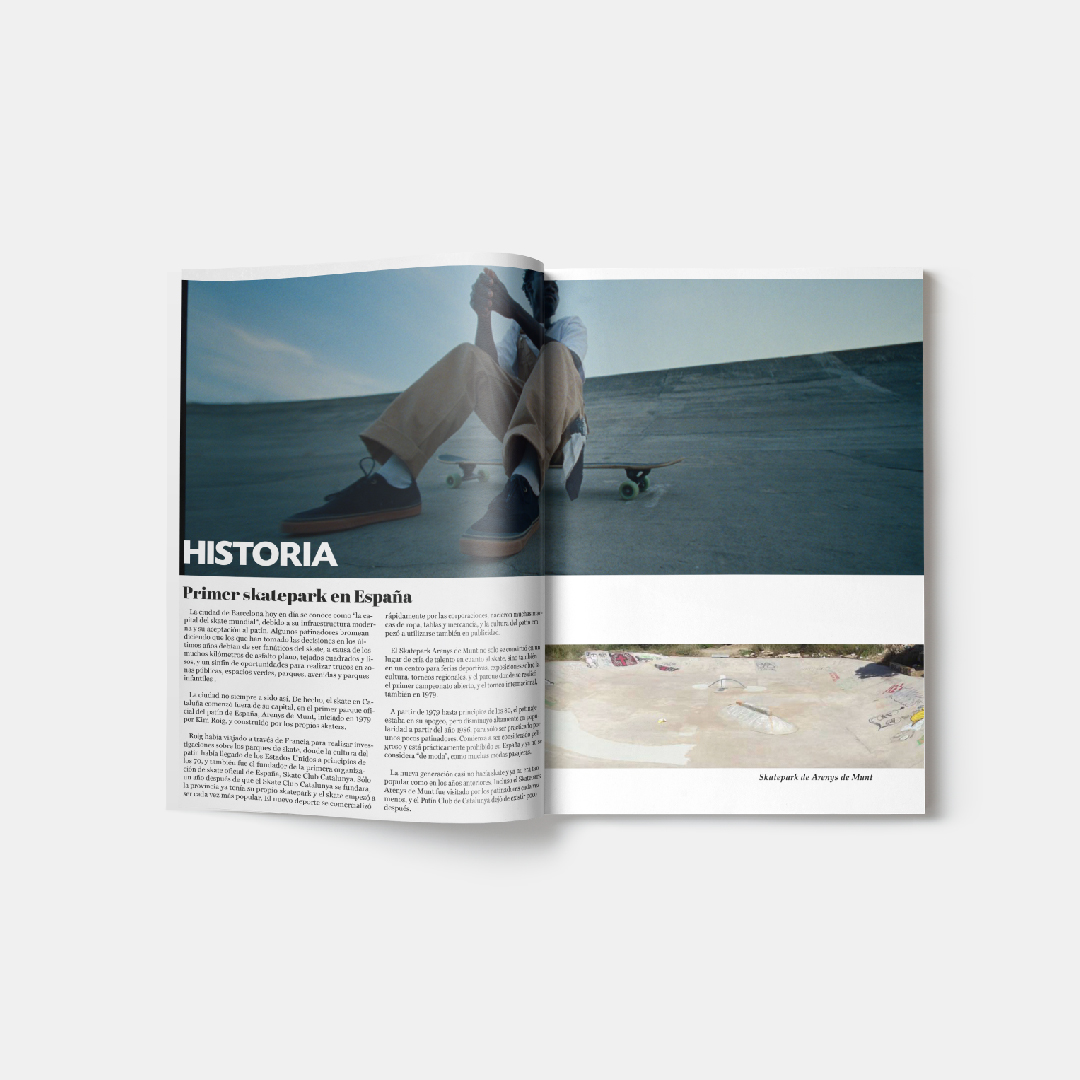 pagina de revista mockup